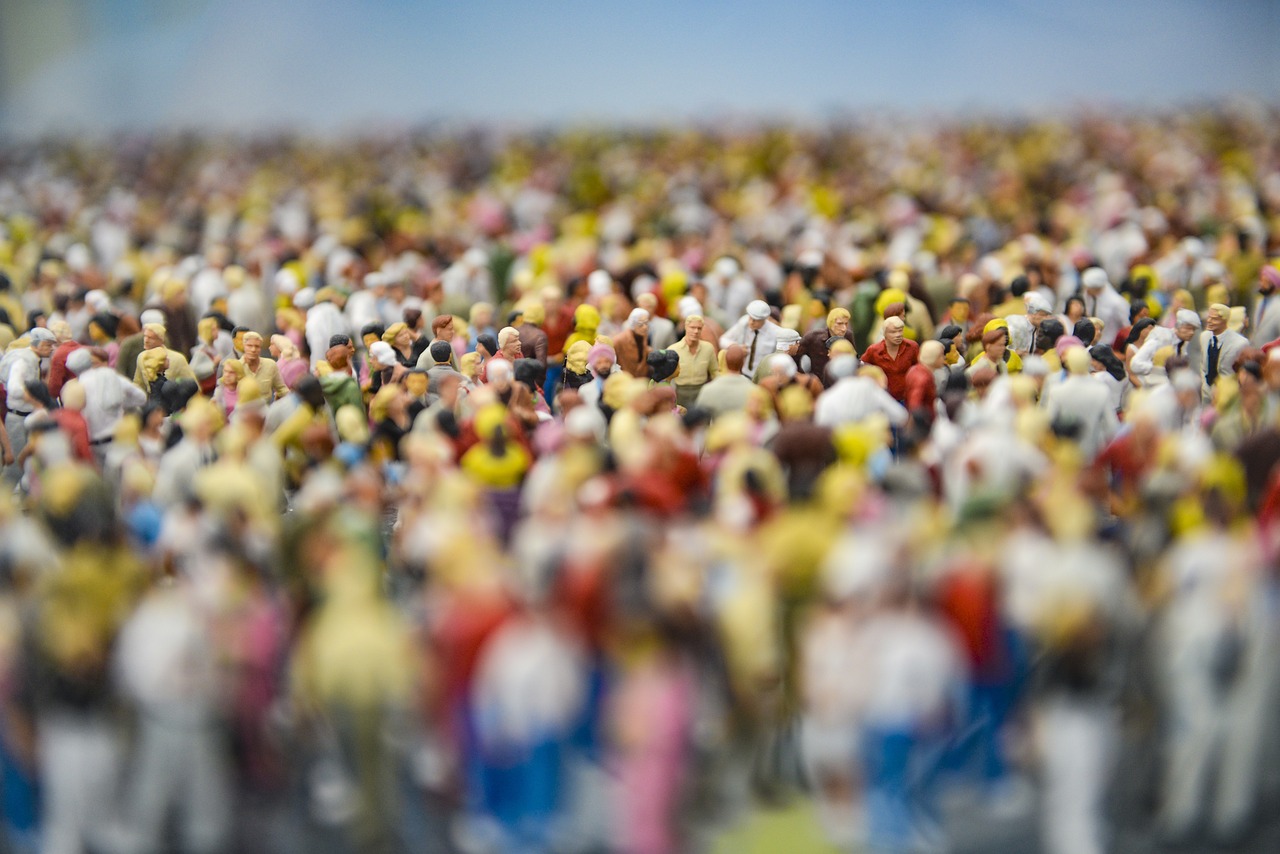characters, crowd, model train-4273081.jpg